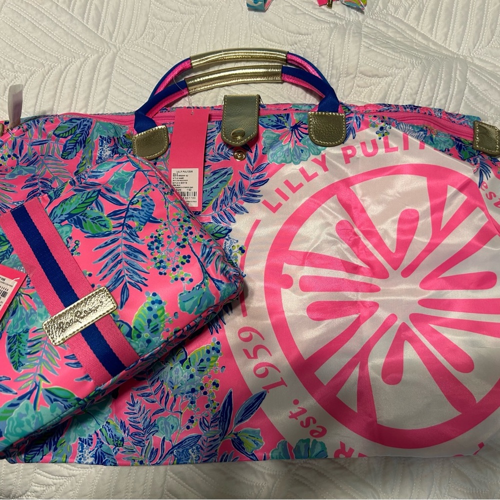 Lilly Pulitzer— Weekend Bag and Pouch Set